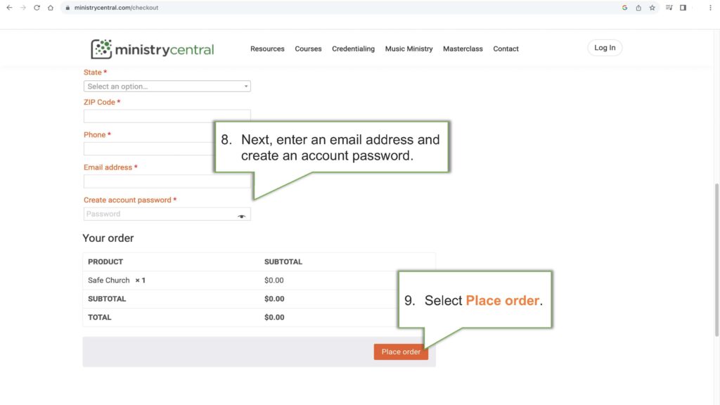 How to Access SafeChurch Trainings via Ministry Central_Page_08