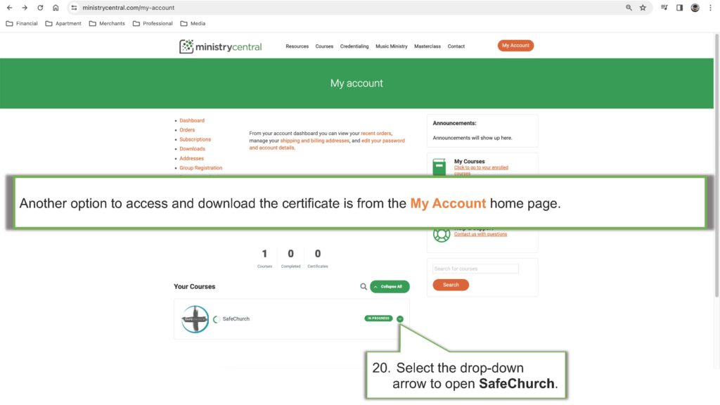 How to Access SafeChurch Trainings via Ministry Central_Page_20
