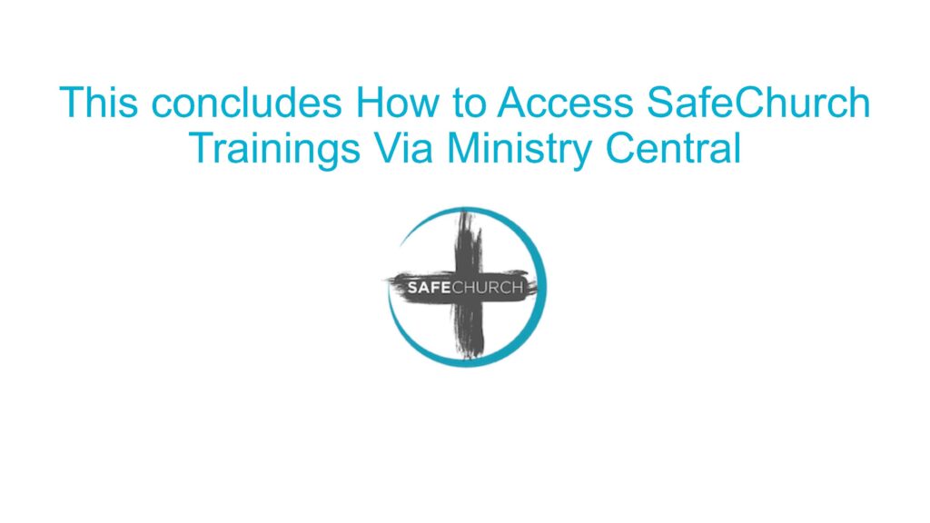 How to Access SafeChurch Trainings via Ministry Central_Page_24